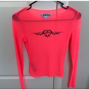 I Am Gia Mesh Long Sleeve